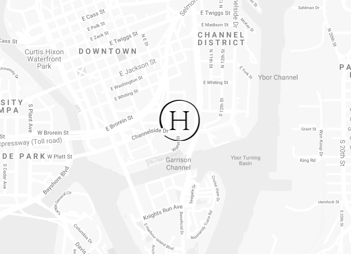 Map of area surrounding Heron